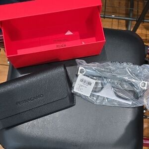 Salvatore Ferragamo Black Sunglasses